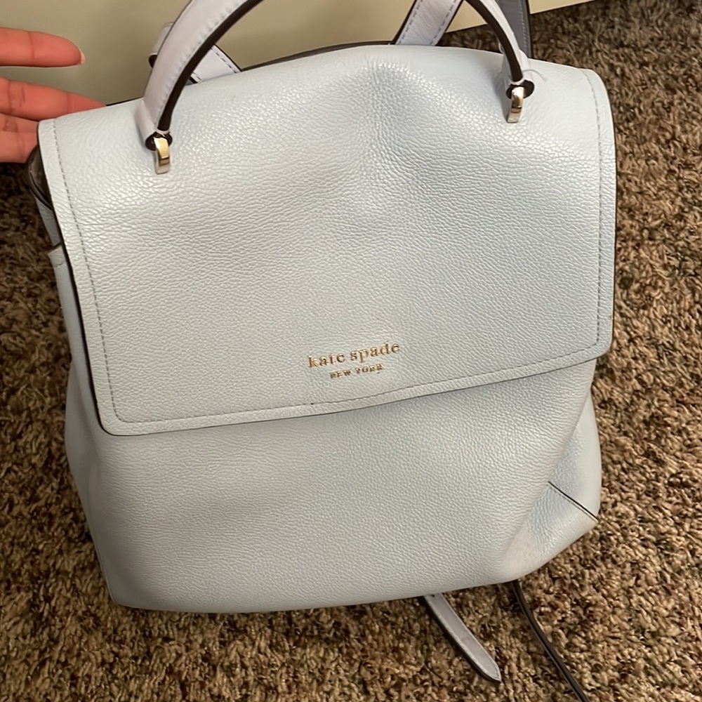 Kate spde light blue back pack